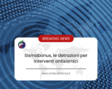 Sismabonus, le detrazioni per interventi antisismici