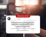 Riconoscimento prolungamento indennità di temporanea: come funziona e cosa fare